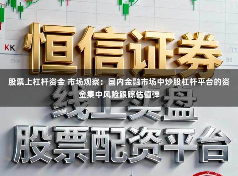 股票上杠杆资金 市场观察：国内金融市场中炒股杠杆平台的资金集中风险跟踪估值弹