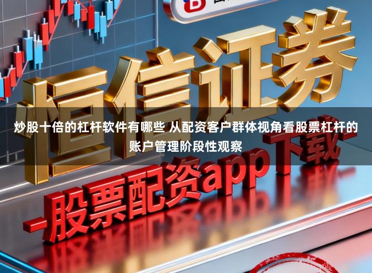 炒股十倍的杠杆软件有哪些 从配资客户群体视角看股票杠杆的账户管理阶段性观察